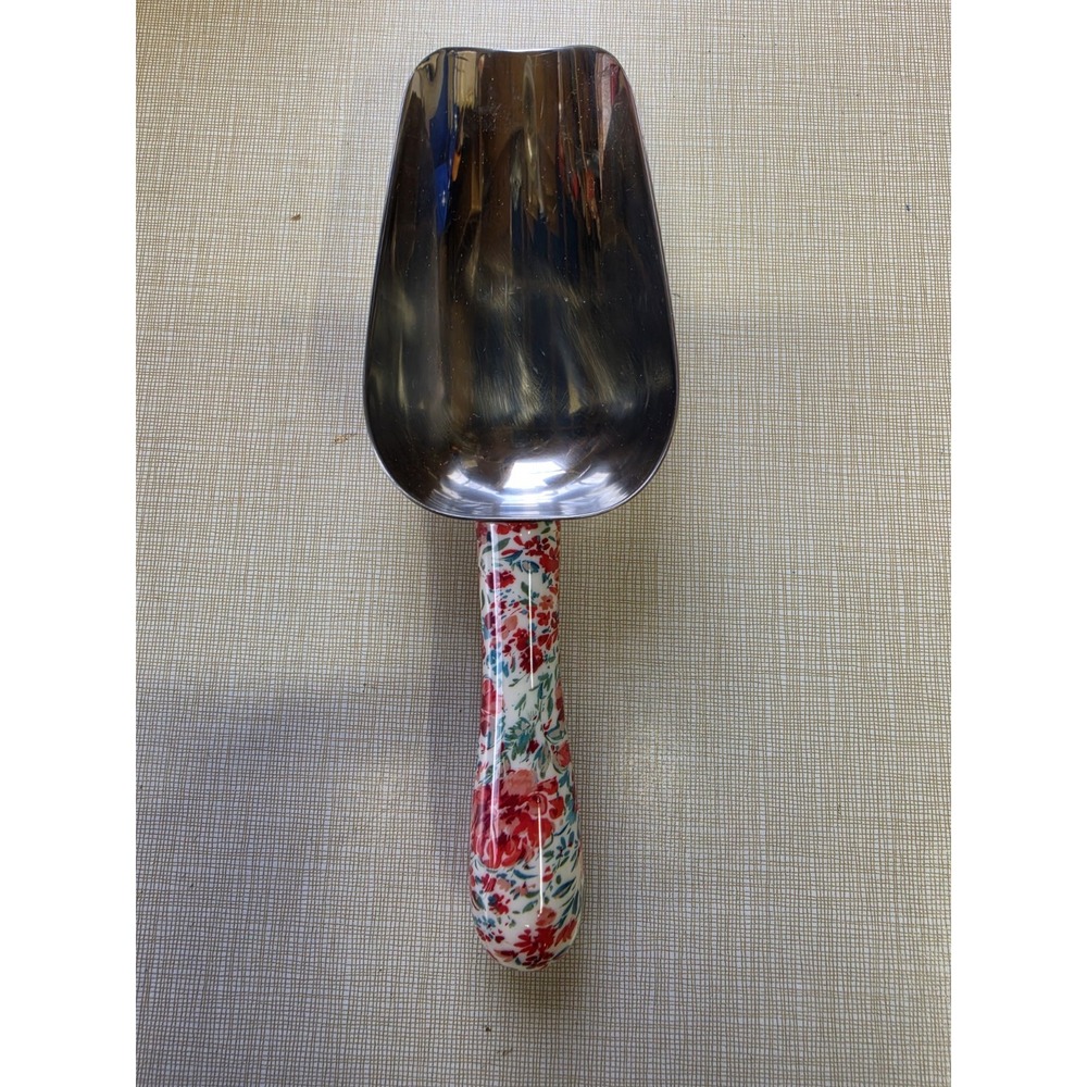 Pioneer Woman Sweet Romance Floral Multi-Purpose Kitchen Stainless Steel Scoop